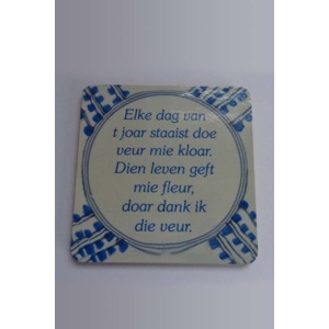 Groningse onderzetter elke dag