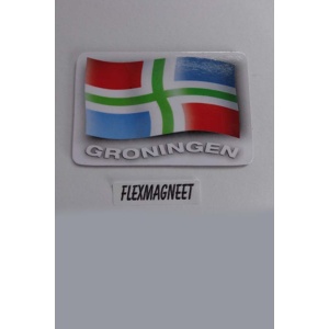 Flex magneet met groninger vlag