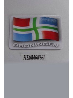 Flex magneet met groninger vlag