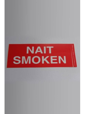 Sticker Nait Smoken Gronings