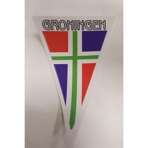 Sticker puntvlag Groningen