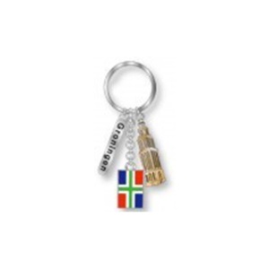 Metalen sleutelhanger Groningen