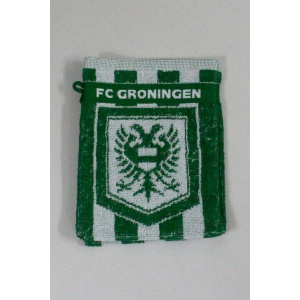 FC Groningen washandjes wit met wapen