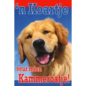 Wenskaart 'n Koartje veur mien Kammeroatje!