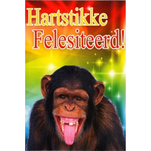 Wenskaart Hartstikke Felesiteerd!