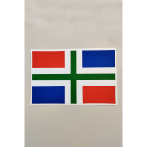 Sticker Groningen 20x30 cm.