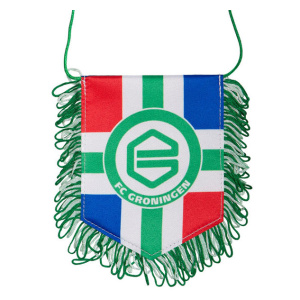 Banier provincievlag FC Groningen vaantje