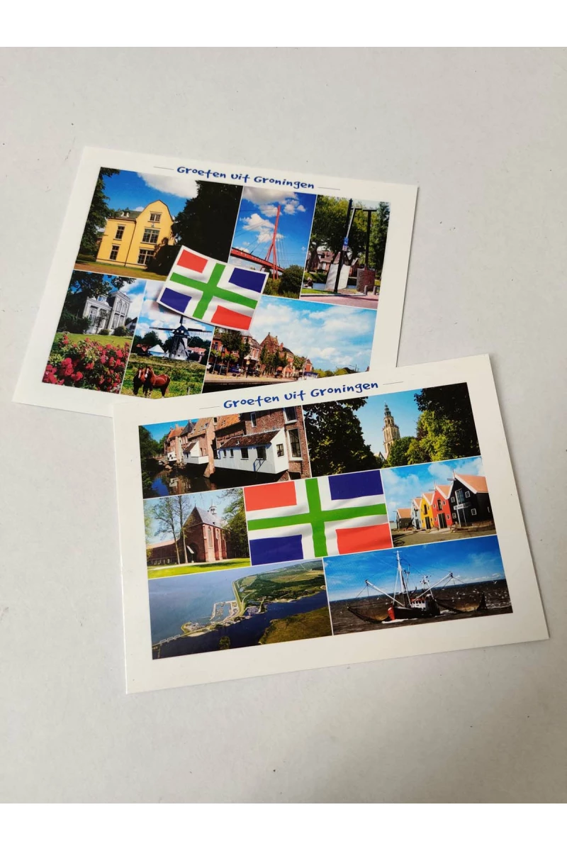 Ansichtkaart groet Groningen