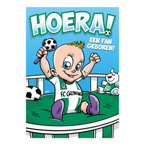 Wenskaart jongen FC Groningen