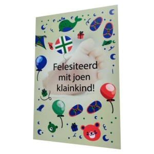 Groninger geboortekaart kleinkind