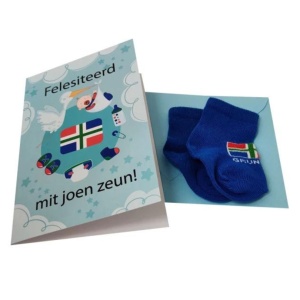 Groninger geboortekaart zoon