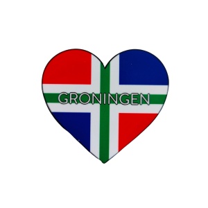 Sticker Groningen hart