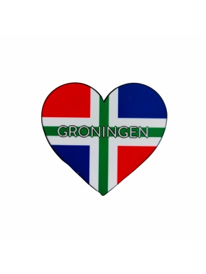 Sticker Groningen hart