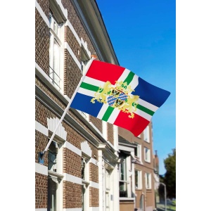 Groninger vlag met provinciewapen