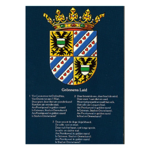 Ansichtkaart Gronings volkslied