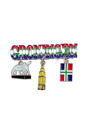 Magneet met ornamenten Groningen