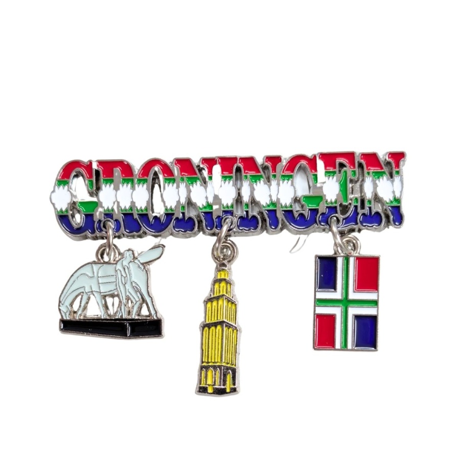 Magneet met ornamenten Groningen